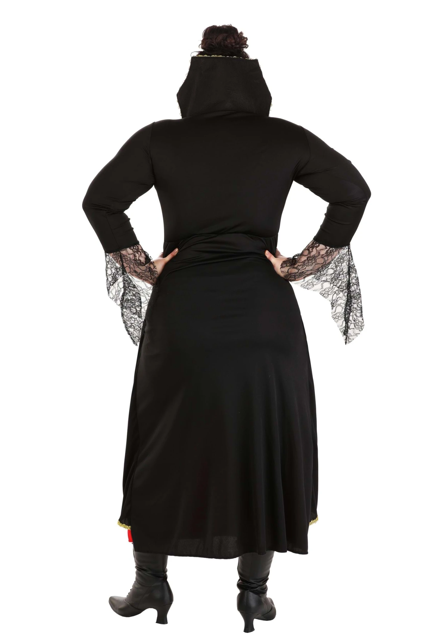 Women's Plus Size Classic Vampire Costume Dress 4 Women's Plus Size Classic Vampire Costume Dress - Image 2
