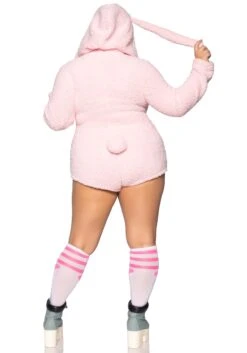 LEG AVENUE Women's Sexy Cuddle Bunny Plus Size Costume -Halloween Costumes womens plus cuddle bunny costume alt 1