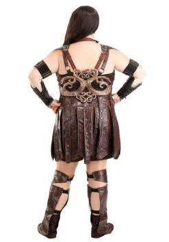 Plus Size Women's Deluxe Xena Warrior Princess Costume 11 Plus Size Women's Deluxe Xena Warrior Princess Costume -Halloween Costumes womens plus deluxe xena warrior princess costume alt 6