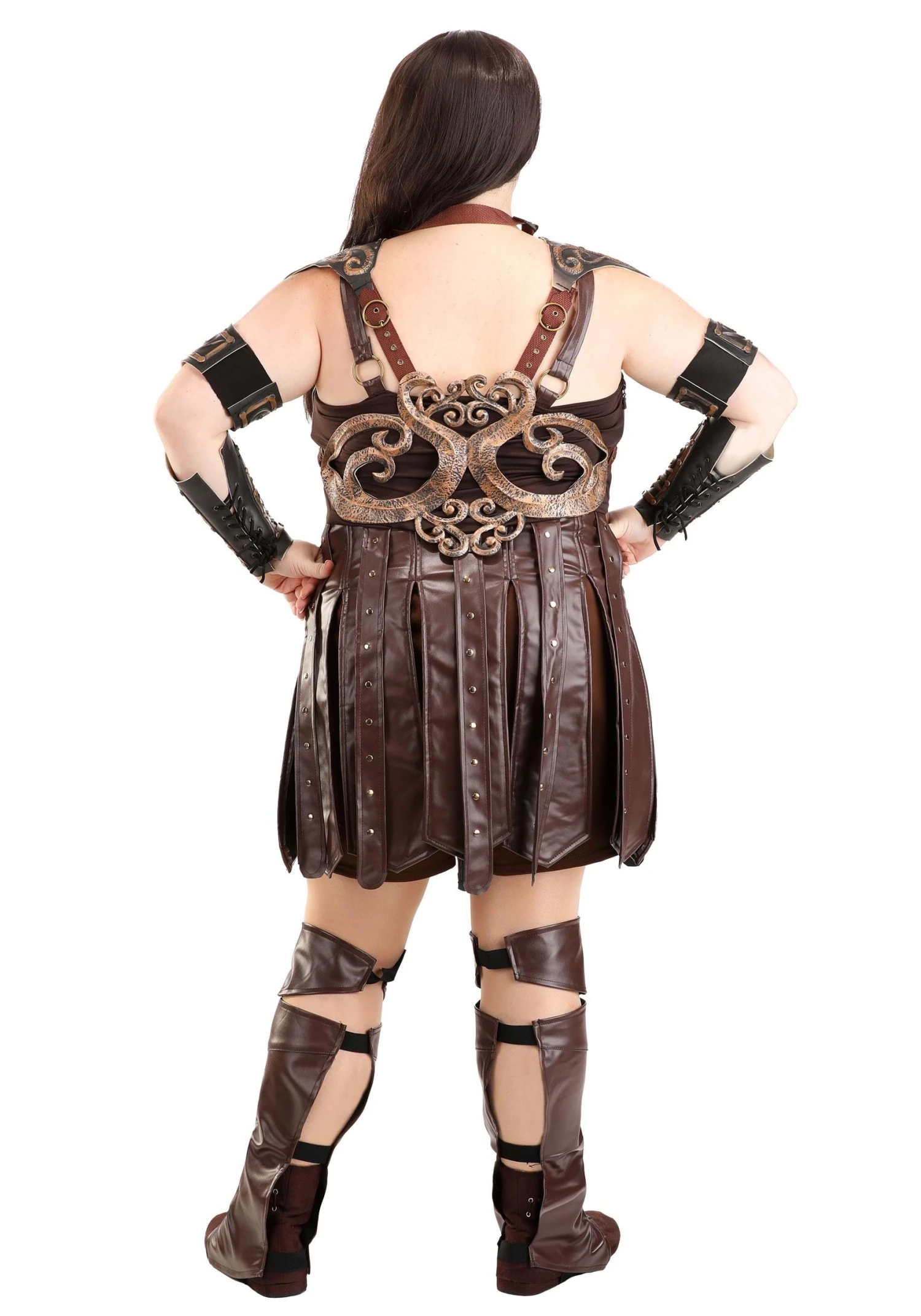 Plus Size Women's Deluxe Xena Warrior Princess Costume 5 Plus Size Women's Deluxe Xena Warrior Princess Costume - Image 3