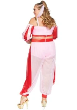 LEG AVENUE Adult's Plus Size Dreamy Genie Costume 8 LEG AVENUE Adult's Plus Size Dreamy Genie Costume -Halloween Costumes womens plus dreamy genie costume alt 2