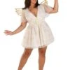 Women's Plus Size Gold Starburst Angel Costume -Halloween Costumes womens plus gold starburst angel costume