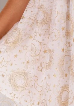 Women's Plus Size Gold Starburst Angel Costume -Halloween Costumes womens plus gold starburst angel costume alt 4