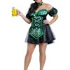 Plus Size Lucky Beer Girl Women's Costume -Halloween Costumes womens plus lucky beer girl costume