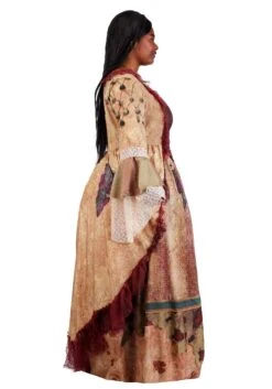 Plus Size Deluxe Disney Pirates Of The Caribbean Tia Dalma Costume For Women -Halloween Costumes womens plus pirates caribbean tia dalma costume alt 3