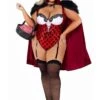 Roma Women's Plus Size Playboy Bunny Red Riding Hood Costume -Halloween Costumes womens plus playboy red riding hood costume