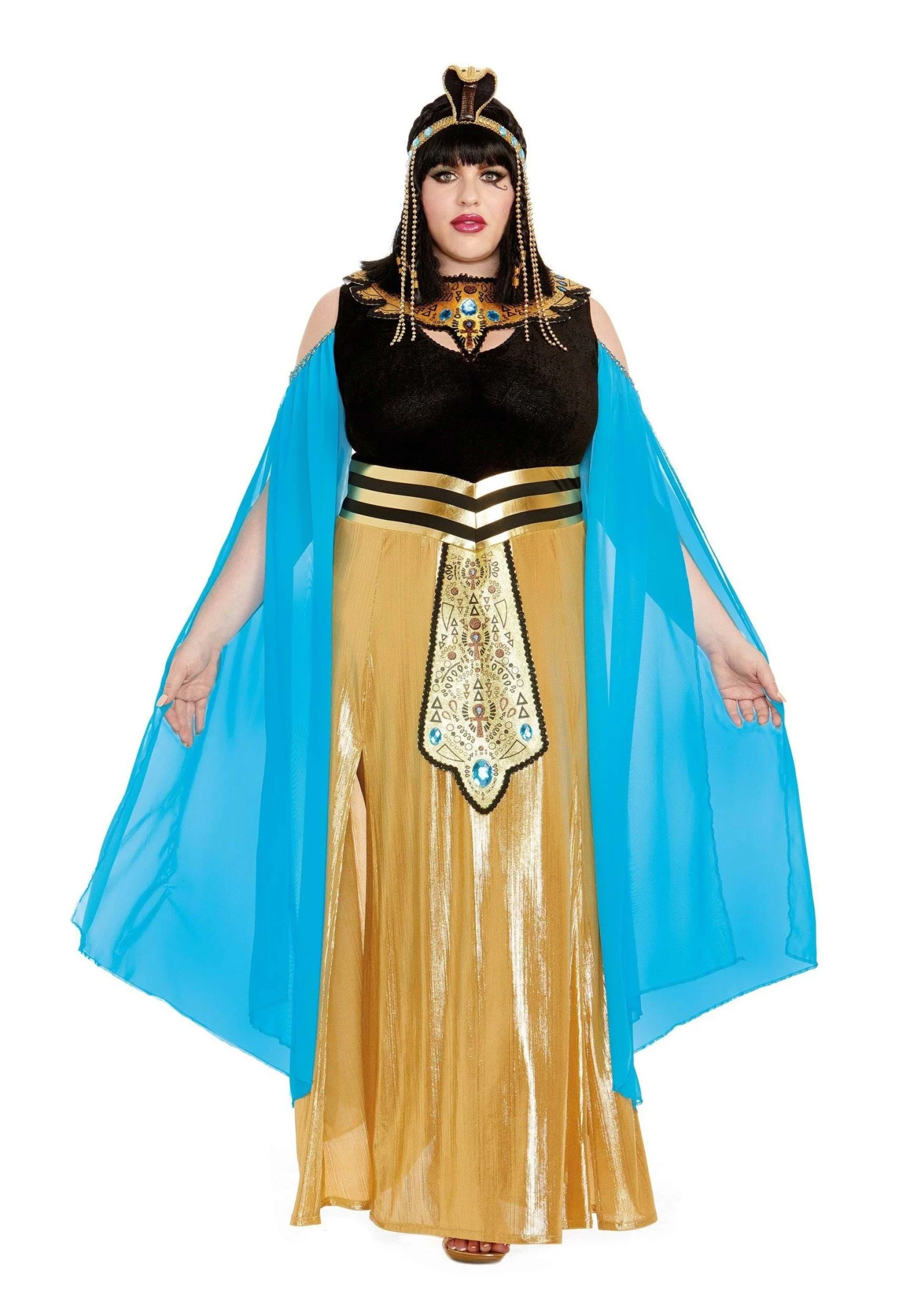 Dreamgirl Women's Plus Size Queen Cleopatra Costume 3 Dreamgirl Women's Plus Size Queen Cleopatra Costume