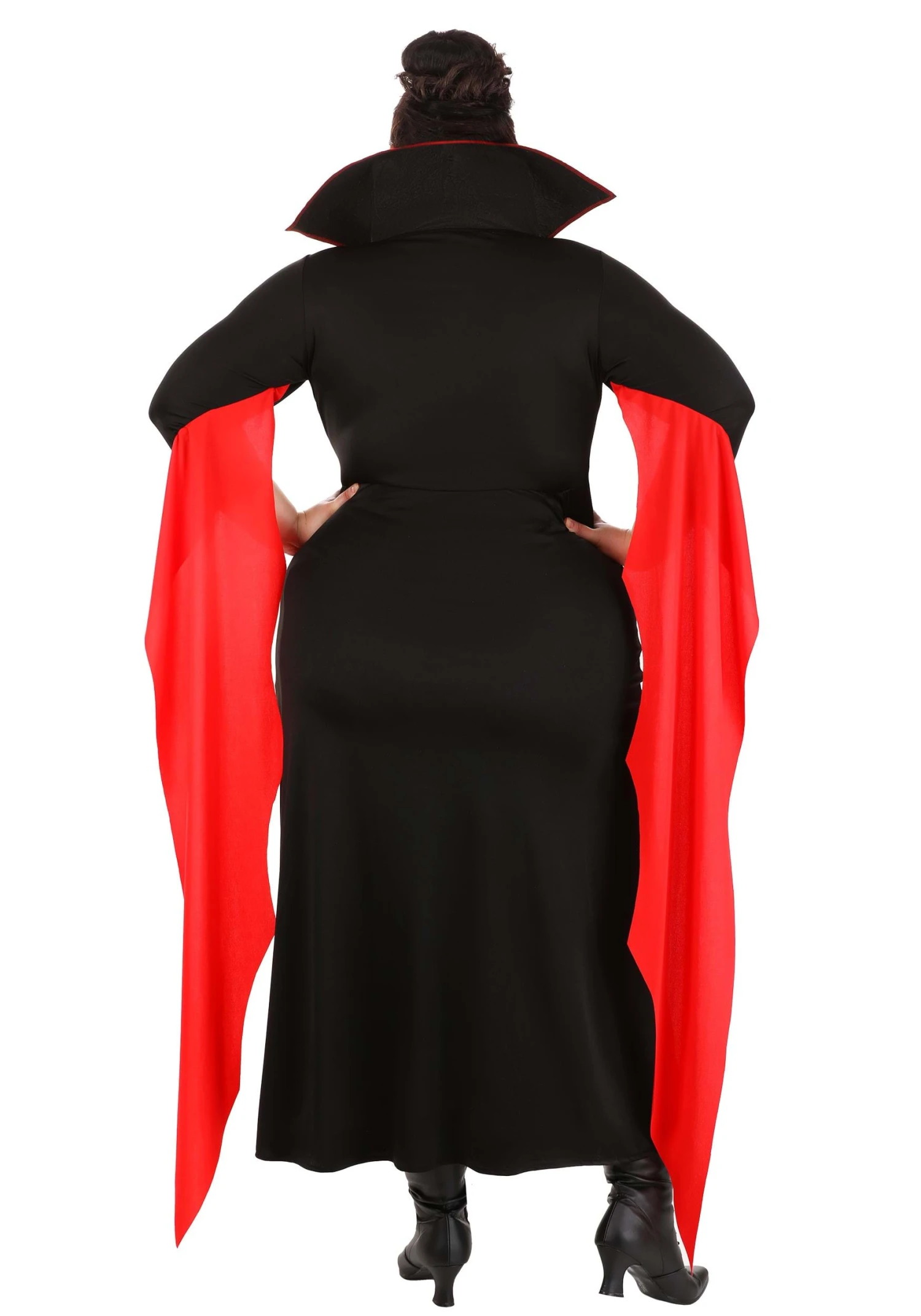 Women's Plus Size Queen Vampire Costume Dress 4 Women's Plus Size Queen Vampire Costume Dress - Image 2