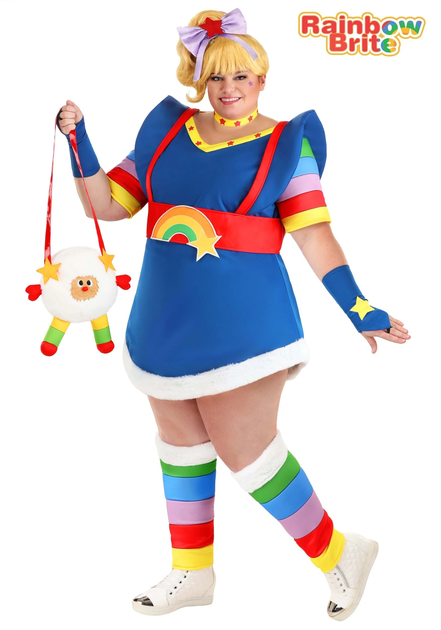 Women's Plus Size Rainbow Brite Costume 13 Women's Plus Size Rainbow Brite Costume - Image 11