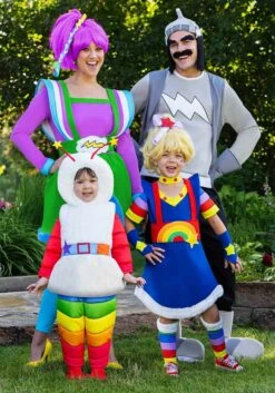 Women's Plus Size Rainbow Brite Costume 17 Women's Plus Size Rainbow Brite Costume -Halloween Costumes womens plus rainbow brite alt 3