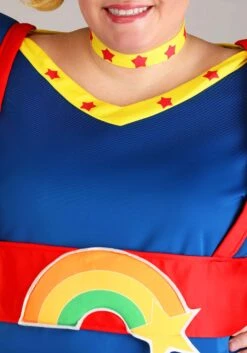 Women's Plus Size Rainbow Brite Costume 20 Women's Plus Size Rainbow Brite Costume -Halloween Costumes womens plus rainbow brite alt 6
