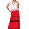 Plus Size Red Frida Kahlo Costume For Women -Halloween Costumes womens plus red frida kahlo costume