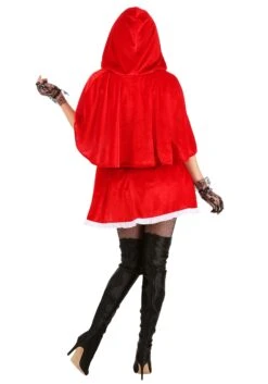 Plus Size Women's Red Hot Riding Hood Costume 11 Plus Size Women's Red Hot Riding Hood Costume -Halloween Costumes womens plus red hot riding hood costume alt 4