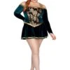 Plus Size Sexy Ogre Princess Costume Dress For Women