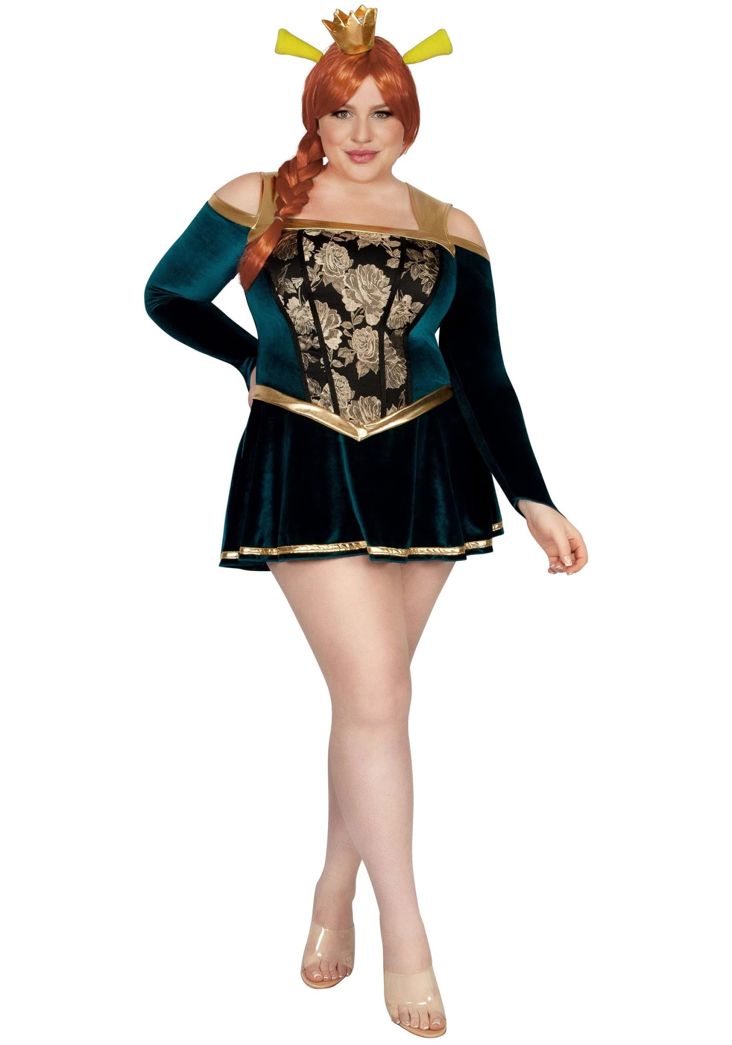 Plus Size Sexy Ogre Princess Costume Dress For Women 3 Plus Size Sexy Ogre Princess Costume Dress For Women
