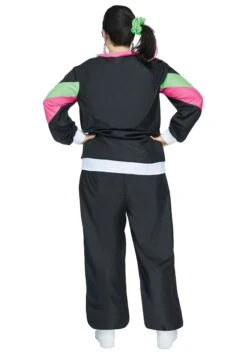 Fun World Plus Size 80's Track Suit Costume For Women -Halloween Costumes womens plus size 80s track suit costume alt 1