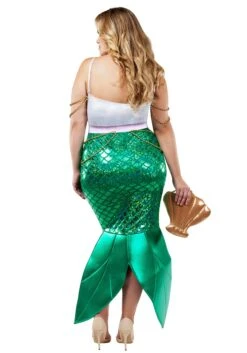 Plus Size Women's Alluring Sea Siren Mermaid Costume -Halloween Costumes womens plus size alluring sea siren mermaid costume 1