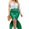 Plus Size Women's Alluring Sea Siren Mermaid Costume -Halloween Costumes womens plus size alluring sea siren mermaid costume