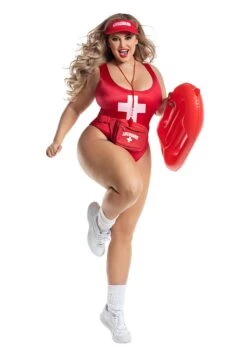 Women's Plus Size Bae Watch Costume