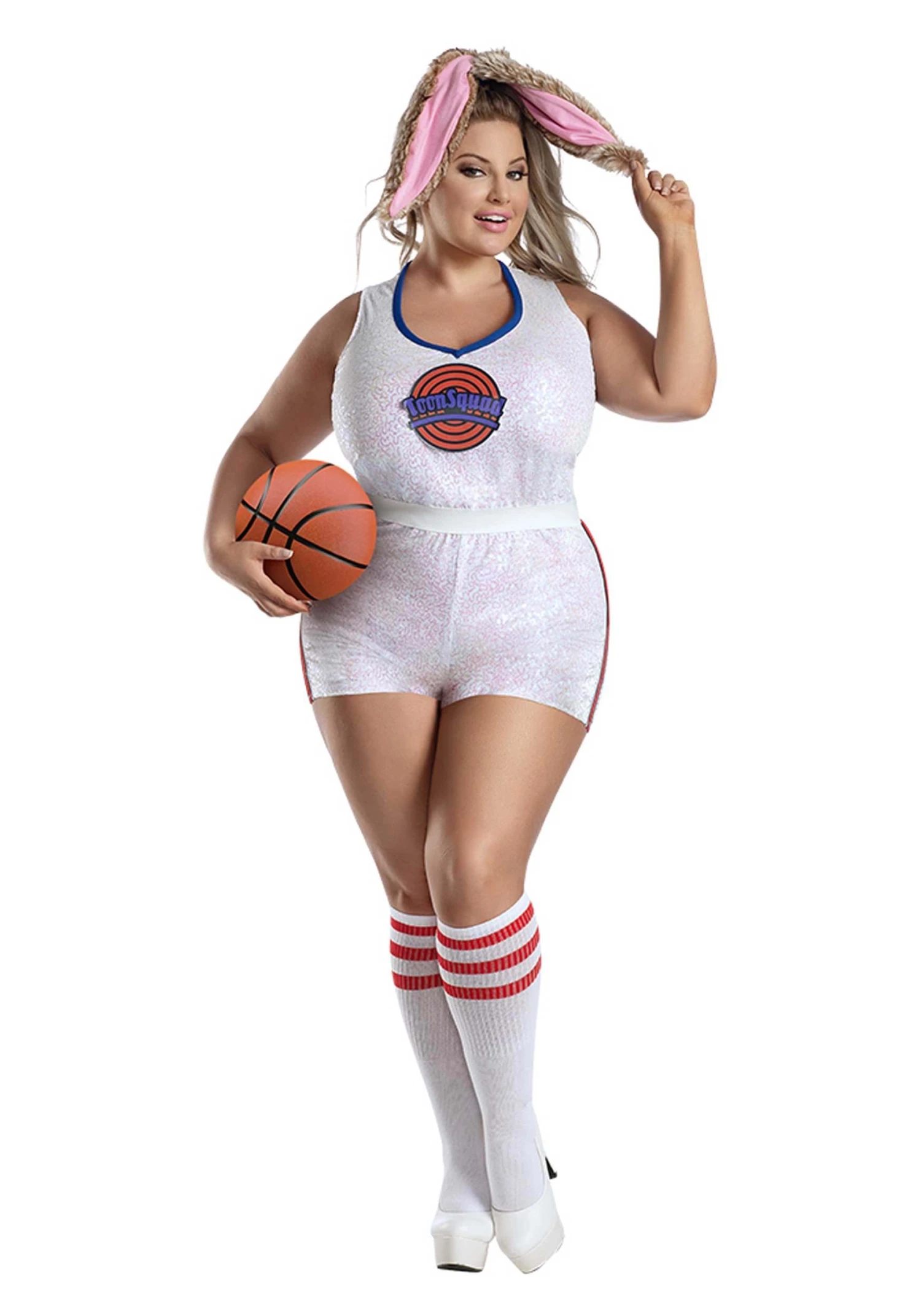 Plus Size Women's Basketball Bunny Costume 3 Plus Size Women's Basketball Bunny Costume