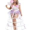 Plus Size Bon-Bon Queen Women's Costume 2 Plus Size Bon-Bon Queen Women's Costume -Halloween Costumes womens plus size bon bon queen