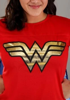 Plus Size Casual Wonder Woman Costume -Halloween Costumes womens plus size casual wonder woman costume alt 2