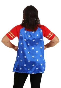 Plus Size Casual Wonder Woman Costume -Halloween Costumes womens plus size casual wonder woman costume alt 4