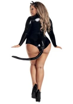 Plus Size Sexy Cat Scratch Fever Women's Costume -Halloween Costumes womens plus size cat scratch fever alt 1