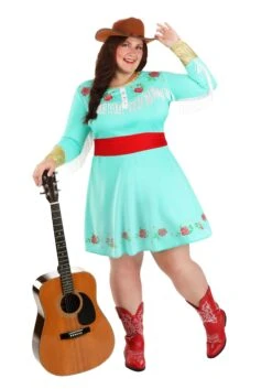 Women's Plus Size Country Star Costume Dress
