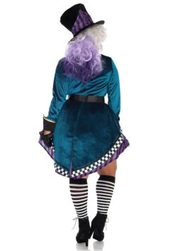 LEG AVENUE Plus Size Women's Delightful Mad Hatter Costume 5 LEG AVENUE Plus Size Women's Delightful Mad Hatter Costume -Halloween Costumes womens plus size delightful mad hatter costume 1