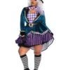 LEG AVENUE Plus Size Women's Delightful Mad Hatter Costume 2 LEG AVENUE Plus Size Women's Delightful Mad Hatter Costume -Halloween Costumes womens plus size delightful mad hatter costume