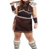 Plus Size Deluxe Victorious Viking Costume For Women