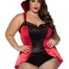 LEG AVENUE Women's Plus Size Devilish Darling Costume -Halloween Costumes womens plus size devilish darling