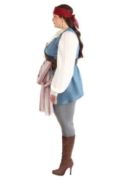 Plus Size Disney Pirates Of The Caribbean Women's Jack Sparrow Costume -Halloween Costumes womens plus size disney jack sparrow costume alt 2