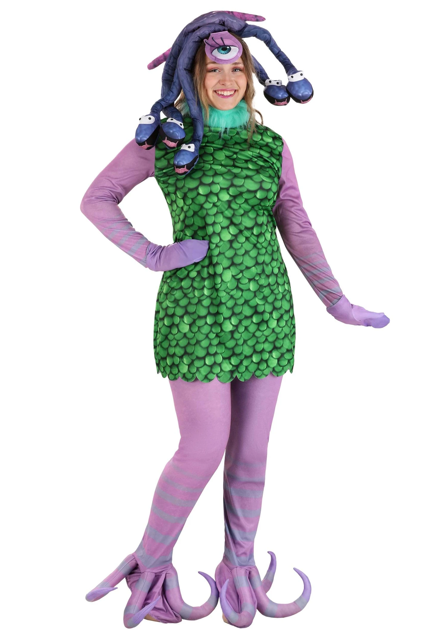 Women's Plus Size Disney Monsters Inc. Celia Costume 3 Women's Plus Size Disney Monsters Inc. Celia Costume
