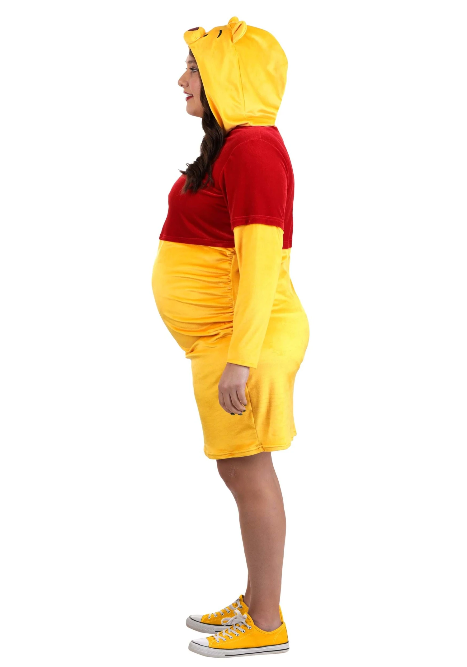 Plus Size Disney Winnie The Pooh Maternity Women's Costume 5 Plus Size Disney Winnie The Pooh Maternity Women's Costume - Image 3