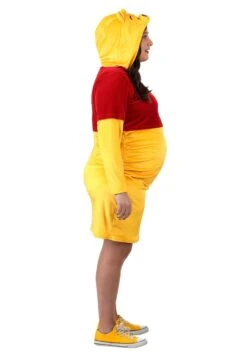 Plus Size Disney Winnie The Pooh Maternity Women's Costume 10 Plus Size Disney Winnie The Pooh Maternity Women's Costume -Halloween Costumes womens plus size disney winnie the pooh maternity alt 3