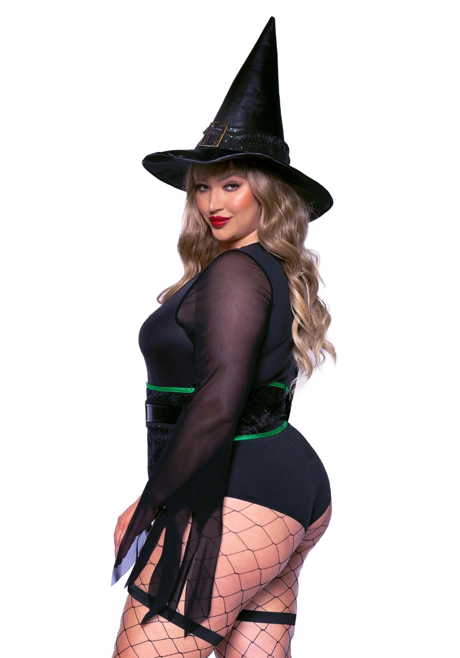 LEG AVENUE Sexy Plus Size Envious Witch Costume For Women 5 LEG AVENUE Sexy Plus Size Envious Witch Costume For Women - Image 3