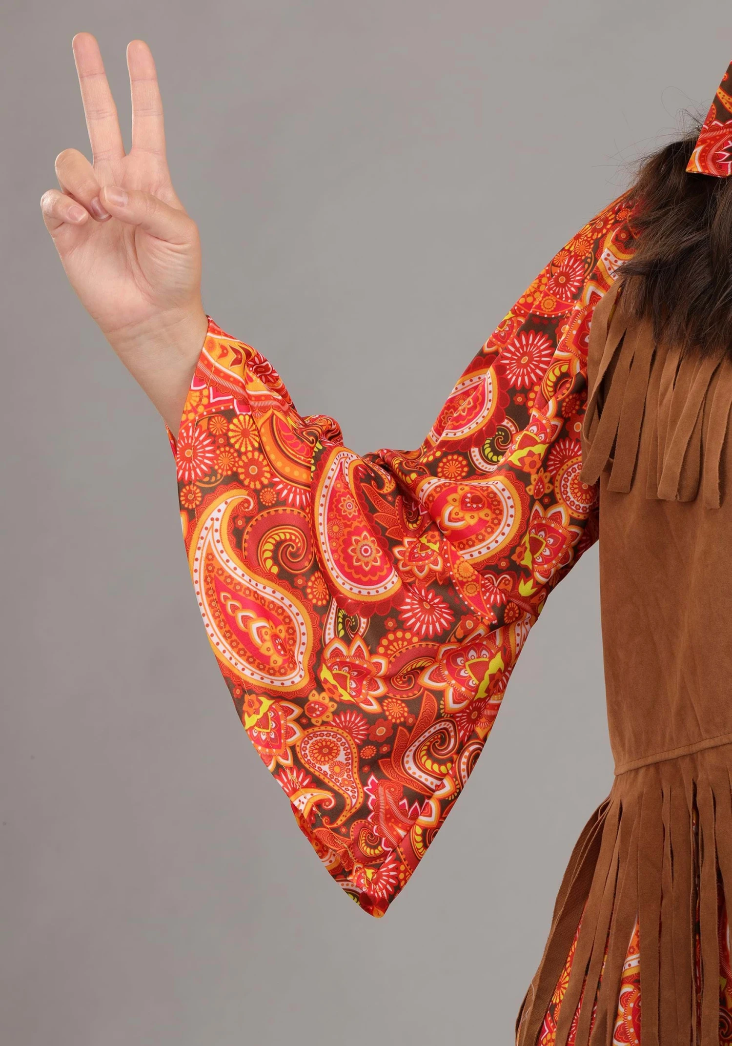 Plus Size Fringe Hippie Women's Costume 6 Plus Size Fringe Hippie Women's Costume - Image 4