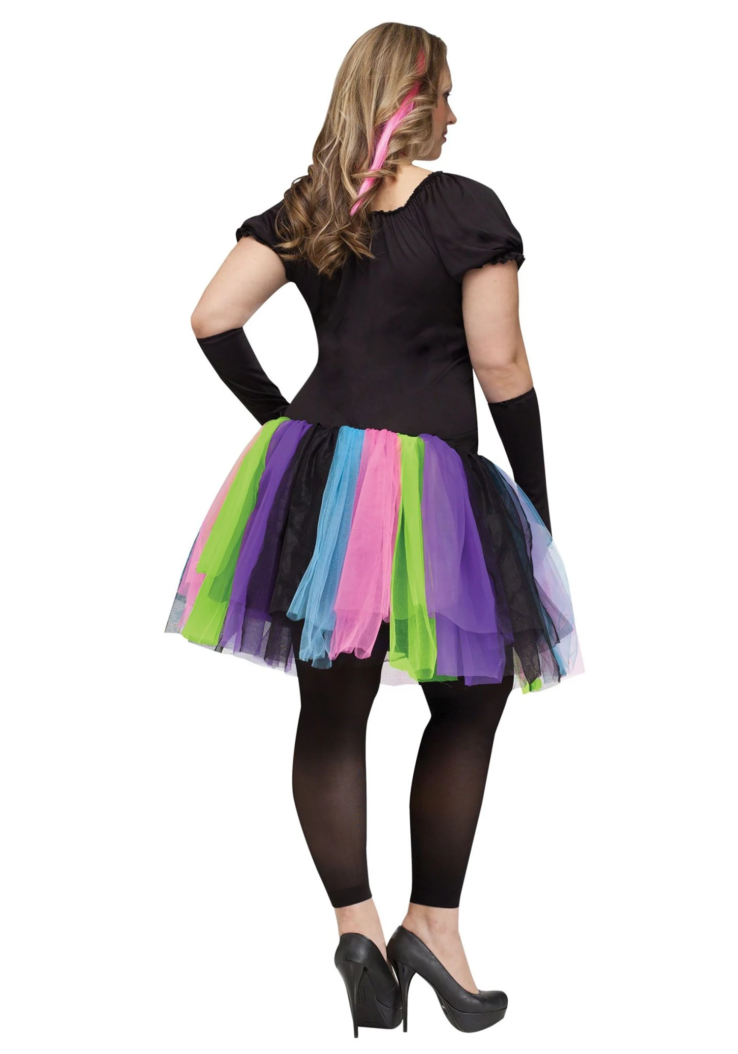 Fun World Women's Plus Size Funky Punky Bones Costume 4 Fun World Women's Plus Size Funky Punky Bones Costume - Image 2
