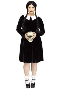 Fun World Women's Plus Size Gothic Girl Costume