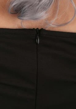 Plus Size High Fashion Skeleton Costume For Women 11 Plus Size High Fashion Skeleton Costume For Women -Halloween Costumes womens plus size high fashion skeleton costume alt 4