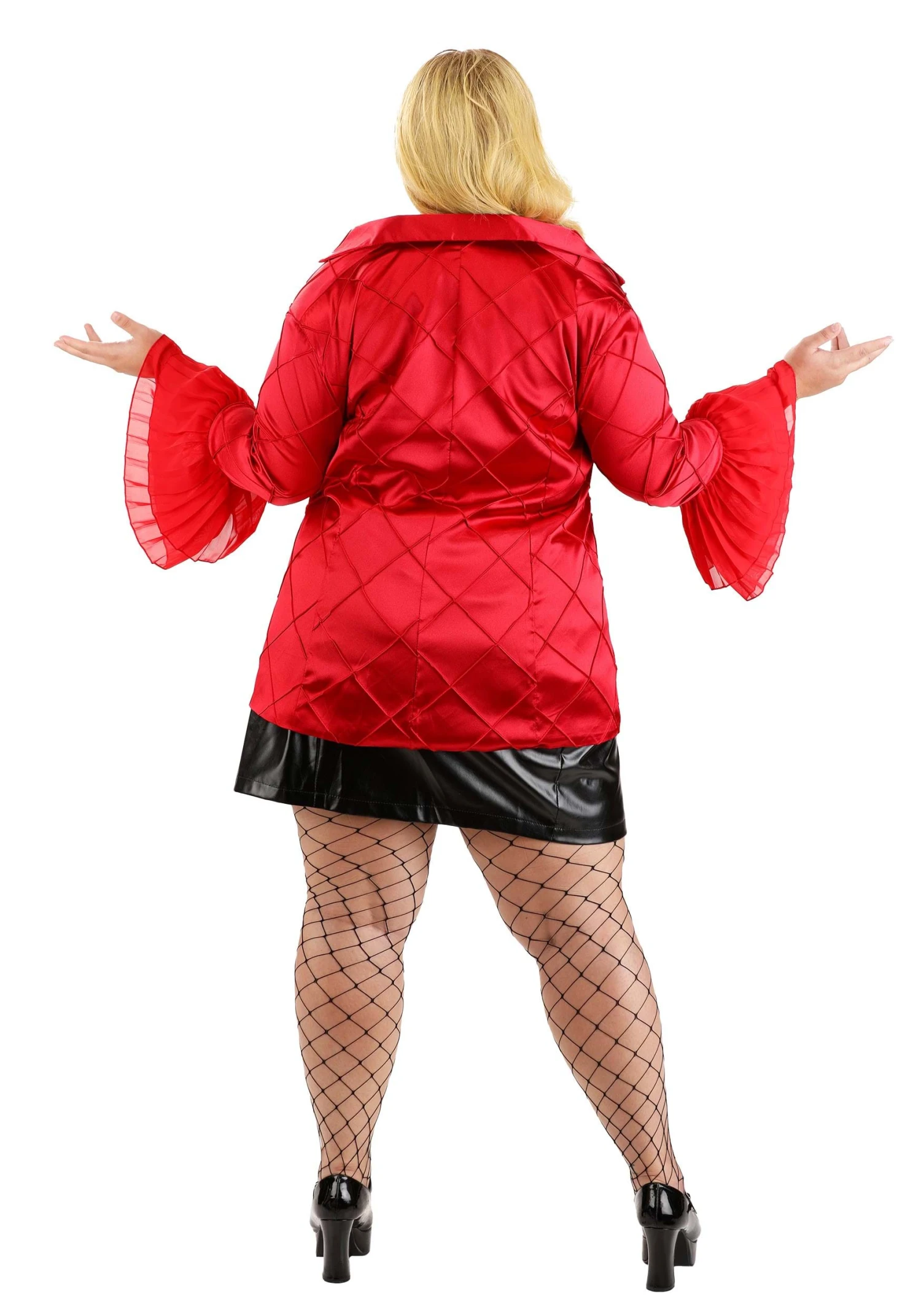 Plus Size Women's Lady Jokester Costume 5 Plus Size Women's Lady Jokester Costume - Image 3
