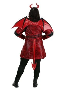 Plus Size Leather Devil Costume For Women 11 Plus Size Leather Devil Costume For Women -Halloween Costumes womens plus size leather devil costume alt 1