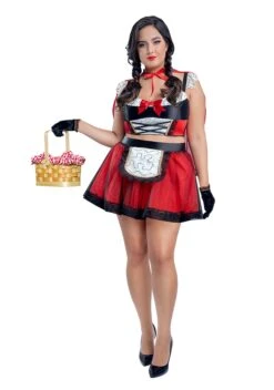 Plus Size Little Red Costume For Women