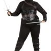 Women's Plus Size Shadow Ninja Assassin Costume -Halloween Costumes womens plus size ninja assassin