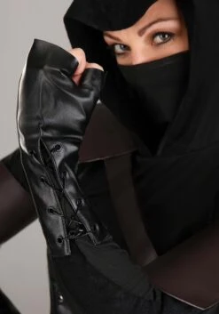 Women's Plus Size Shadow Ninja Assassin Costume 13 Women's Plus Size Shadow Ninja Assassin Costume -Halloween Costumes womens plus size ninja assassin alt 4