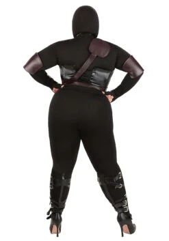 Women's Plus Size Shadow Ninja Assassin Costume 15 Women's Plus Size Shadow Ninja Assassin Costume -Halloween Costumes womens plus size ninja assassin alt 6