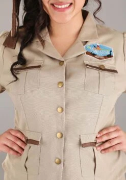 Women's Plus Size Paleontologist Costume -Halloween Costumes womens plus size paleontologist costume alt 2