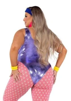 Roma Plus Size Womens Playboy 80s Workout Costume 9 Roma Plus Size Womens Playboy 80s Workout Costume -Halloween Costumes womens plus size playboy 80s workout costume 1 2